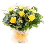 Six Long Stemmed Yellow Roses 2